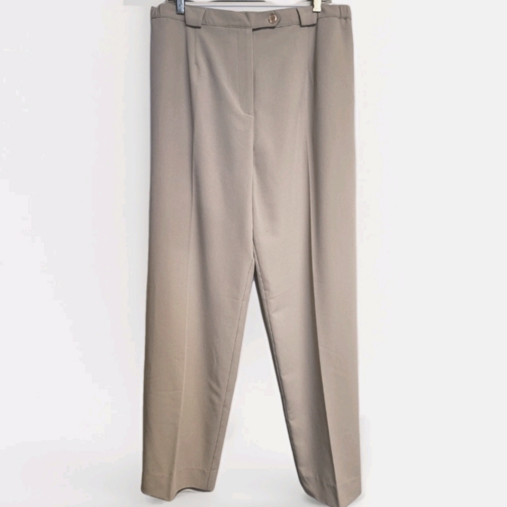 VINTAGE Beige Tailored Trousers by Condotti Made in Canada Size XL
